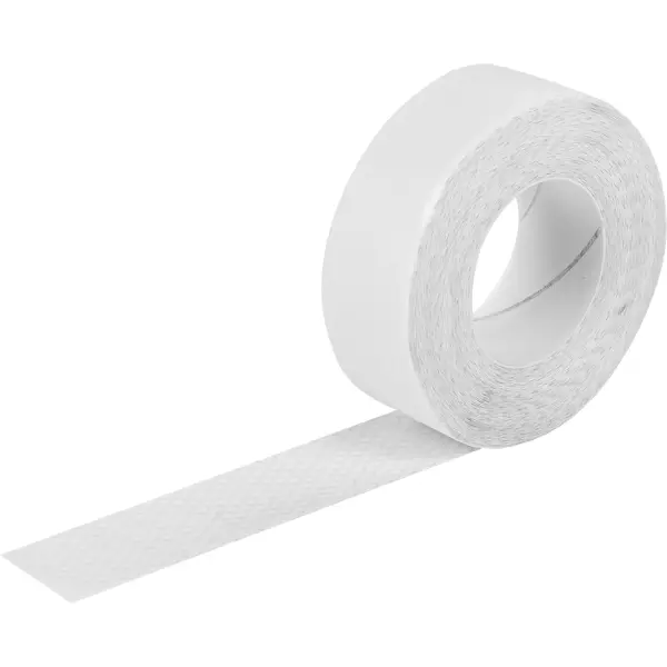 Термоклеевая лента «Паутинка» 20 мм полиамид цвет белый 10м лента шторная 25 мм матовый белый