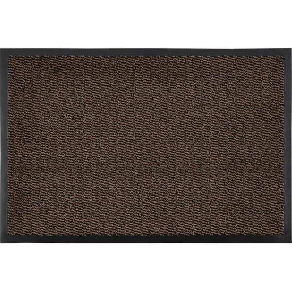 Коврик Step 60х90 см полипропилен цвет коричневый коврик входной резиновый фактурный грязесборный 60х90 см laima expert 607817