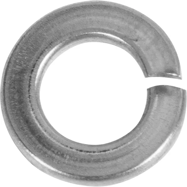 Шайба пружинная DIN 127 6 мм нержавеющая сталь цвет серебристый 20 шт. пружинная шайба kranz