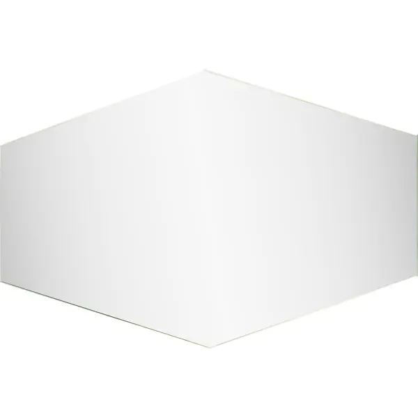 Зеркальная плитка Omega Glass NNLM70 сота 30x20 см глянцевая цвет серебро 6 шт.