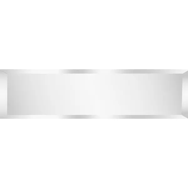 Зеркальная плитка Omega Glass NNLM40 прямоугольная 40x10 см глянцевая цвет серебро 1 шт. плитка тротуарная braer прямоугольная прайд 200x100x40 мм