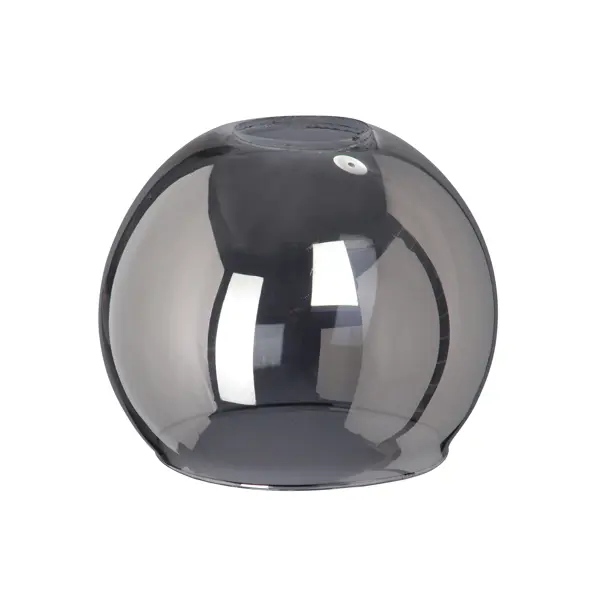 Плафон для люстры «Луна» E27 стеклянный цвет прозрачный для люстры бархатный серебристого а