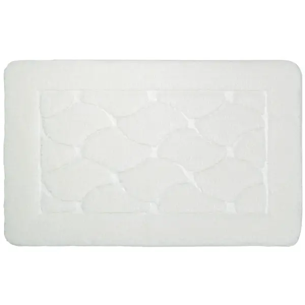 Коврик для ванной Fixsen Link 50x80 см цвет белый коврик для ванной комнаты fixsen lush 80x50 см серый