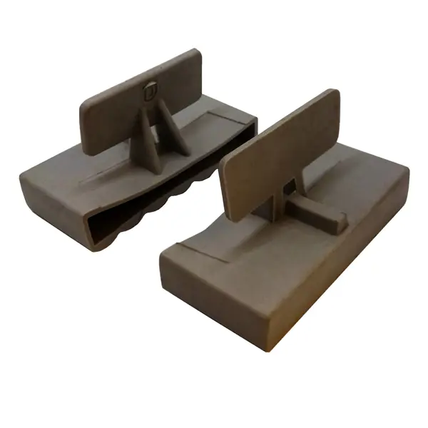 Латодержатель для деревянного каркаса ЛДП 64-2 цвет серый латодержатель для металлического каркаса левша