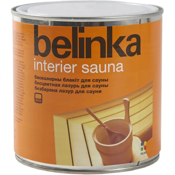 Пропитка для бани и сауны Belinka Interier Sauna 0.75 л