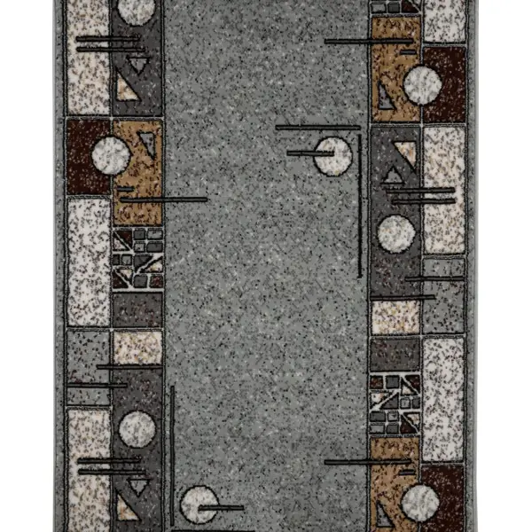 Дорожка ковровая «Лайла де Люкс» 1604-66, 1 м, цвет серый комод комфорт s бенедикт м8 дуб ирланский серый белый