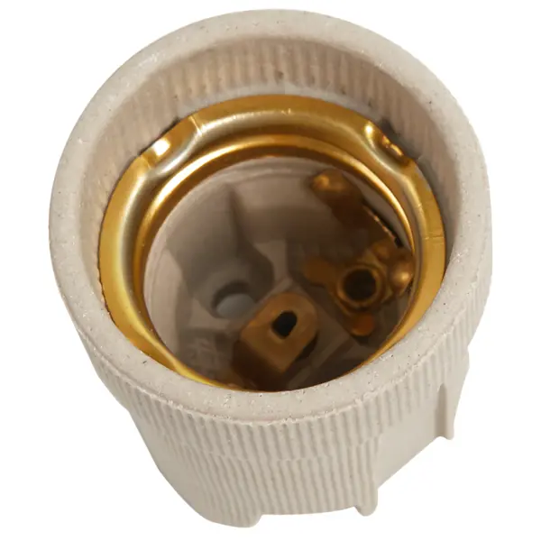 Патрон керамический Oxion E27 патрон керамический uniel для лампы g9 белый