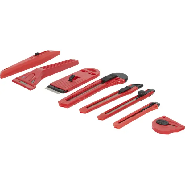 Набор ножей и скребков, 8 шт. набор пластиковых скребков для удаления герметика rockforce