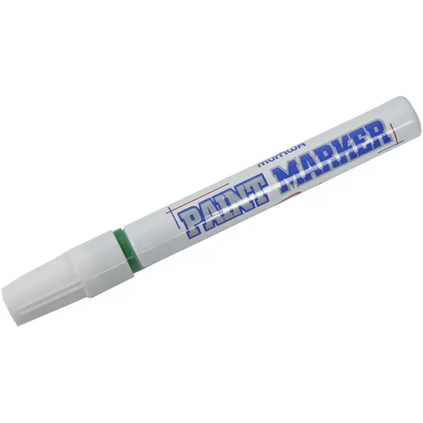 Маркер-краска Munhwa 116418 зеленая 4 мм маркер краска munhwa extra 260037 синяя 1 мм