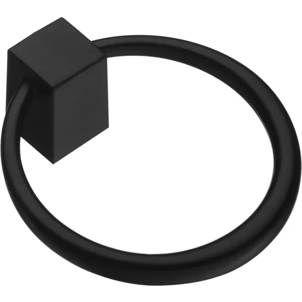 Ручка-кнопка мебельная K-1130, цвет матовый черный ручка кнопка мебельная 7501 30x100 мм состаренная медь