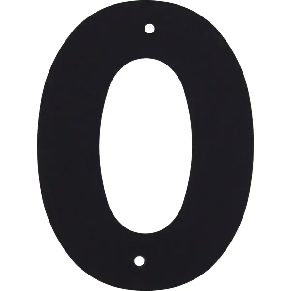 Цифра «0» Larvij большая цвет чёрный бусина из акрила буквы английские микс кубик 7 7мм набор 10г бело серебристый