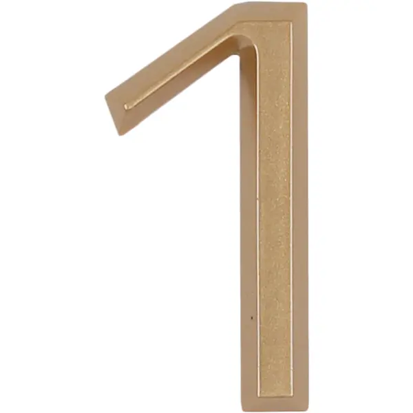 Цифра «1» Larvij самоклеящаяся 60х37 мм пластик цвет матовое золото форма силиконовая для льда и кондитерских украшений доляна цифры и английские буквы 24×18 см 48 ячеек 2×2 см микс