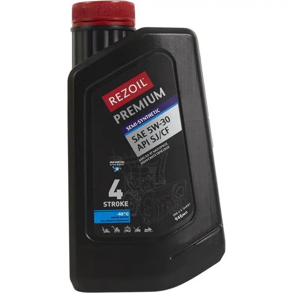 Масло моторное 4Т Rezoil Premium 5W-30 полусинтетическое 1 л полусинтетическое моторное масло mannol