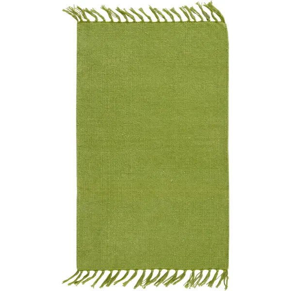 Ковер хлопок Inspire Manoa 50x80 см цвет зеленый ковер полипропилен inspire shaggy bosfor 160х230 см светло зеленый