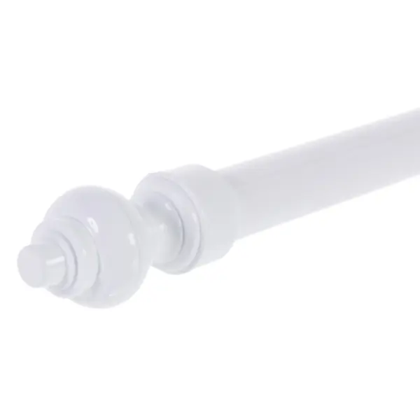 Карниз двухрядный 200 см металл/пластик цвет белый фен держатель стойка настенный выпрямитель для волос держатели для ванной органайзера стойка для хранения