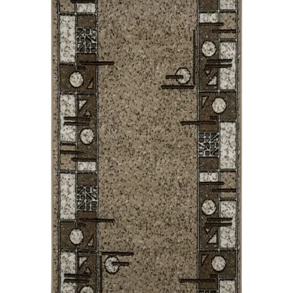 Дорожка ковровая «Лайла де Люкс» 504-22, 1.5 м, цвет бежевый кухонный прямой диван артмебель кармен люкс микровельвет бежевый