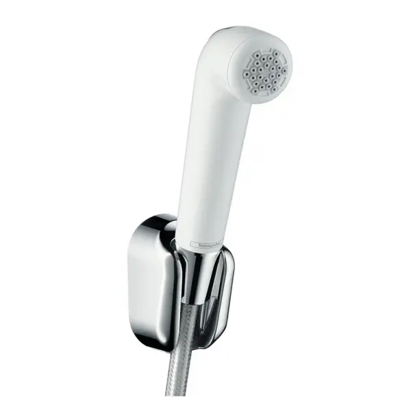 Комплект для душа гигиенический Hansgrohe Ecosmart 32122000 1 режим цвет хром/белый переключатель ванна душ hansgrohe 94077000