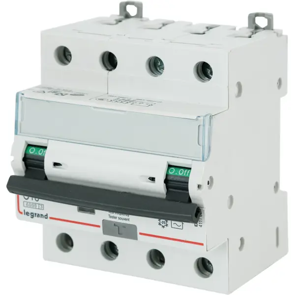 Автоматический выключатель дифференциального тока Legrand DX3 4P C16 A 30 мА 6 кА AC 411186