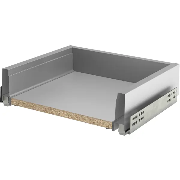 Ящик для навесного каркаса Delinia ID 36.8x9.4x31 см металл цвет серый подставка для столовых приборов металл круглая daniks s e18103 m