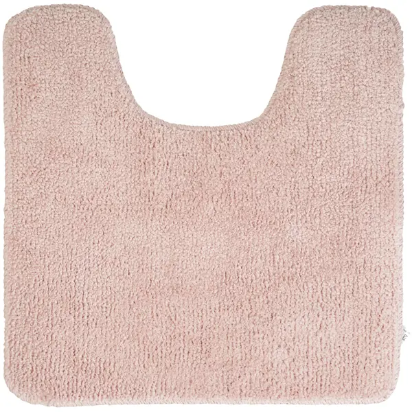 фото Коврик для туалета passo 45x45 см цвет розовый без бренда