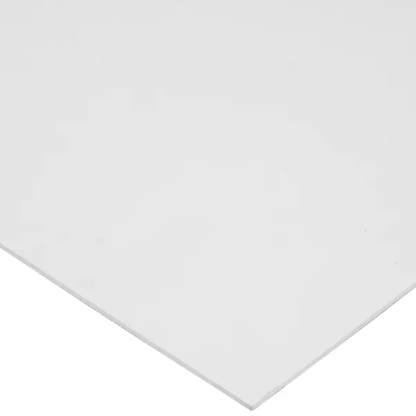 Лист вспененного ПВХ 1500x500x3 мм белый 0.75 м² палитра художественная керамическая банановый лист