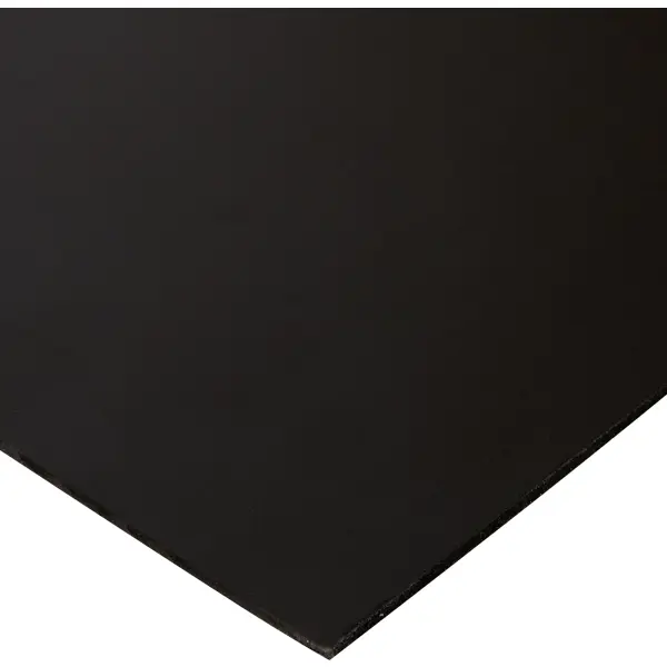 Лист вспененного ПВХ 1500x500x3 мм черный 0.75 м² палитра художественная керамическая банановый лист