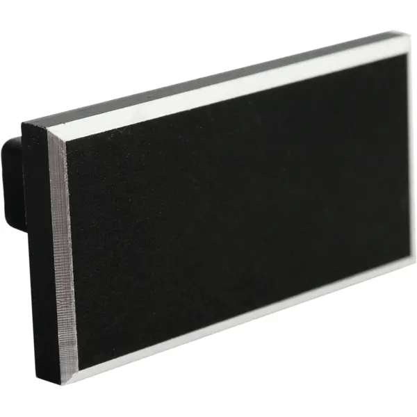 Ручка-кнопка мебельная S-4130 16 мм, цвет матовый черный мебельная ручка кнопка hafele