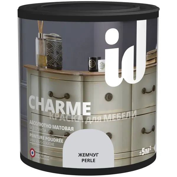 Краска для мебели ID Charme цвет жемчуг 0.5 л