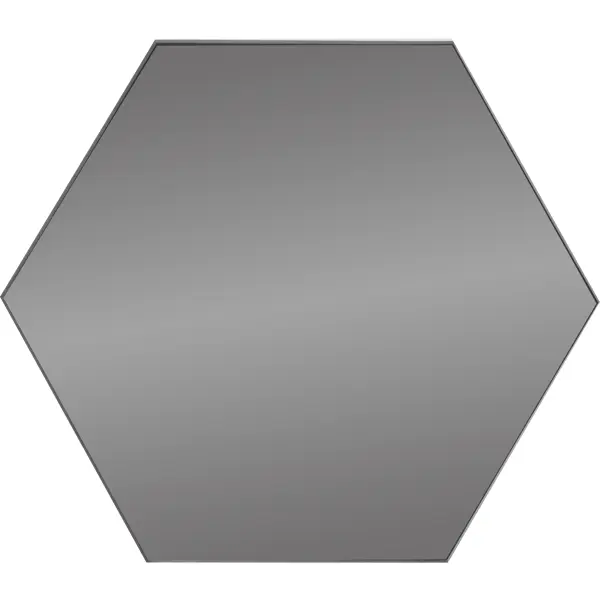 фото Плитка зеркальная mirox 3g шестигранная 20x17.3 см цвет графит без бренда