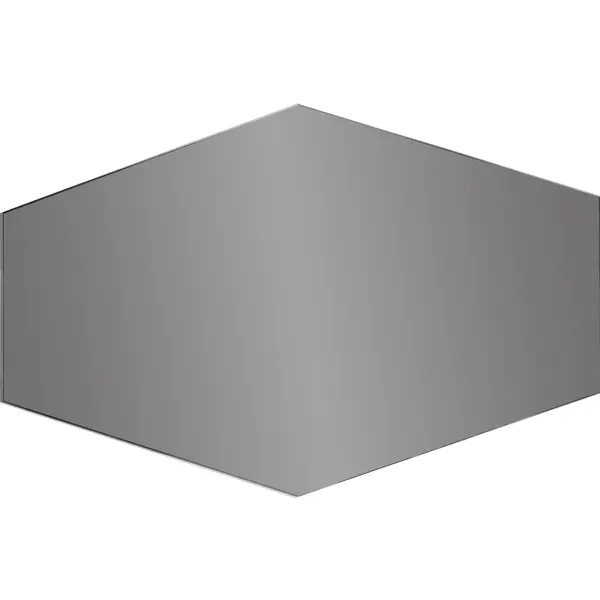 фото Плитка зеркальная mirox 3g шестигранная 30x20 см цвет графит 6 шт. без бренда