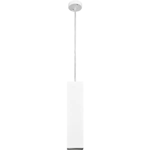 Светильник подвесной 1 м² GU10 призма цвет белый магистральный светодиодный светильник ip67 140x85° 215 ватт pld 492