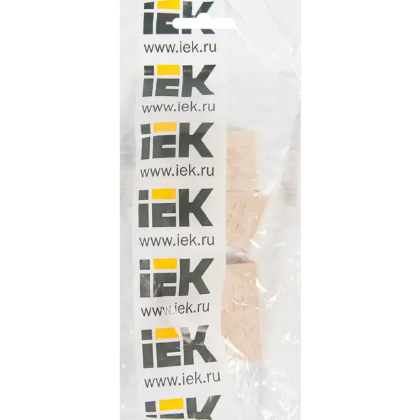 Заглушка для кабель-канала IEK 40х25 мм цвет сосна 4 шт. заглушка для кабель канала iek 80x20 мм белый