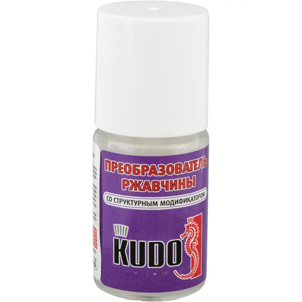 Преобразователь ржавчины Kudo с кисточкой 15 мл средство для удаления красок kudo 0 52 л