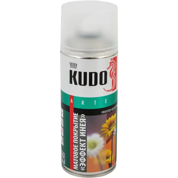 Покрытие аэрозольное Kudo для стекла цвет иней 0.52 л защитно декоративное покрытие для древесины рогнеда