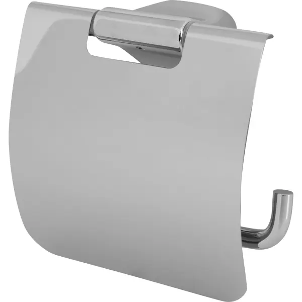 Держатель для туалетной бумаги Bath Plus Opus с крышкой цвет хром сковорода с крышкой easy plus 26 cм 4237926