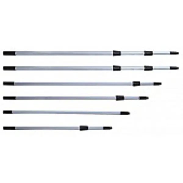 Ручка для мопа алюминиевая 120-240 см телескопическая стальная ручка leifheit 75 135 см