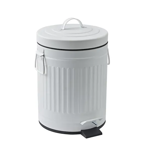 Контейнер для мусора Sensea Street 5 л цвет белый контейнер для мусора sensea scandi 3 л белый