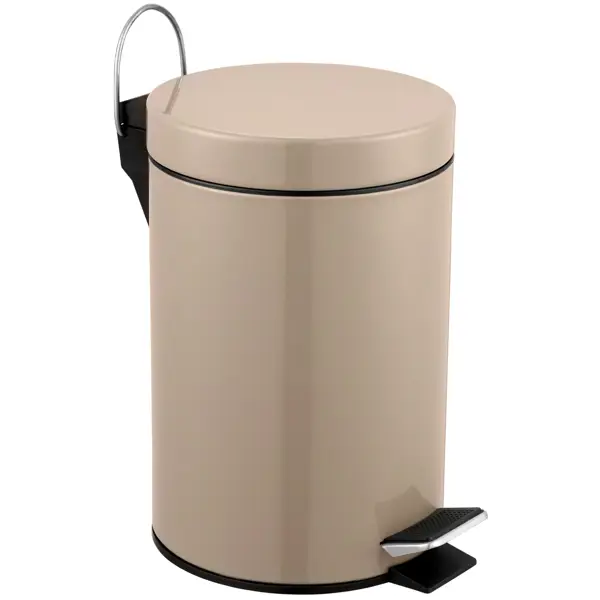 Контейнер для мусора Sensea Urban 3 л цвет коричневый контейнер для мусора sensea remix slim 5 л чёрный
