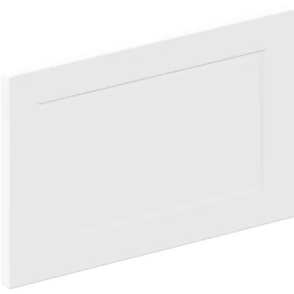 Фасад для кухонного ящика Ньюпорт 39.7x25.3 см Delinia ID МДФ цвет белый карниз delinia id ньюпорт нижний 220x4 см мдф белый