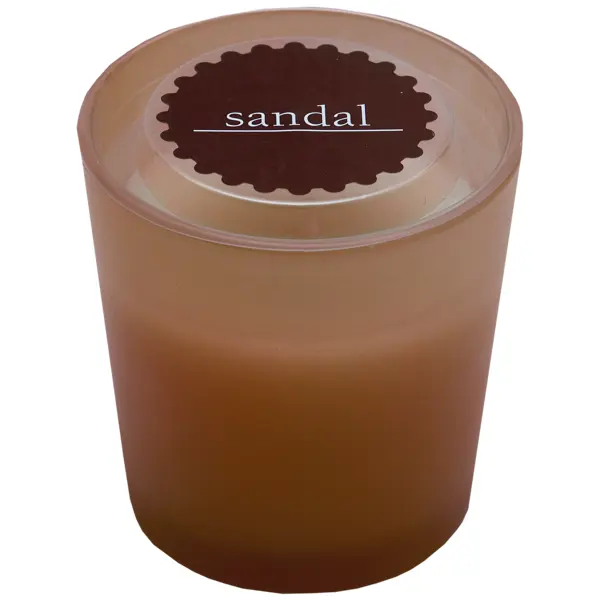 фото Свеча ароматическая «сандал» 8х9 см конус цвет коричневый без бренда