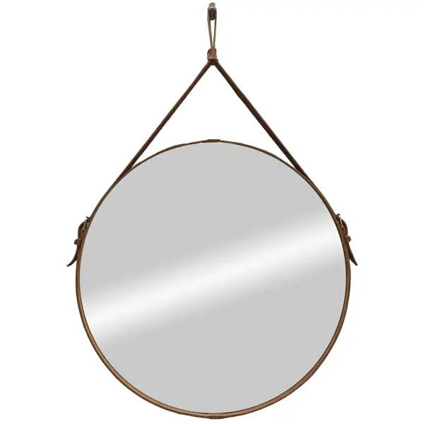 фото Зеркало декоративное «миллениум браун» на ремне, круг, ø50 см континент