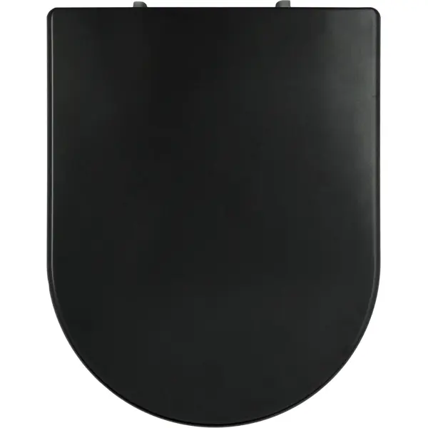 фото Сиденье для унитаза berges wasserhaus uno so black дюропласт микролифт цвет чёрный