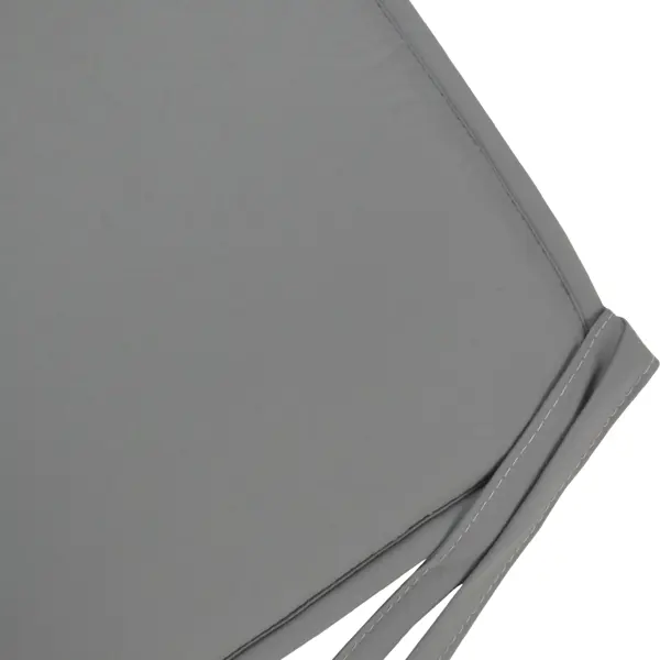 фото Галета с завязками 38х38 см цвет серый без бренда