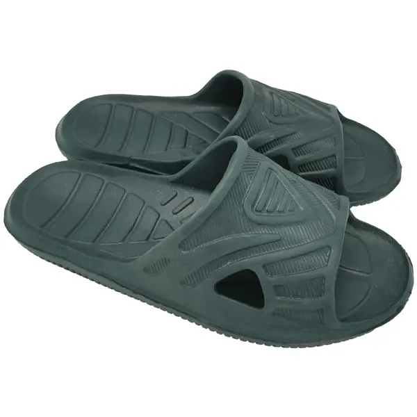 Сланцы пляжные мужские размер 40 цвет зелёный сушилка для обуви зелёный