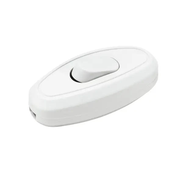 Выключатель проходной Oxion цвет белый шнур с выключателем oxion 1 8 м белый