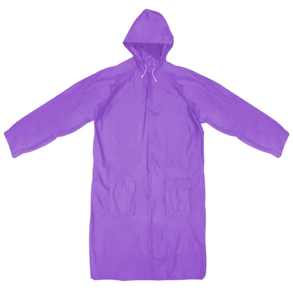 Плащ-дождевик Garden Show 466768 цвет фиолетовый размер M женский однотонный топ с короткими рукавами и v образным вырезом с кулиской best mountain