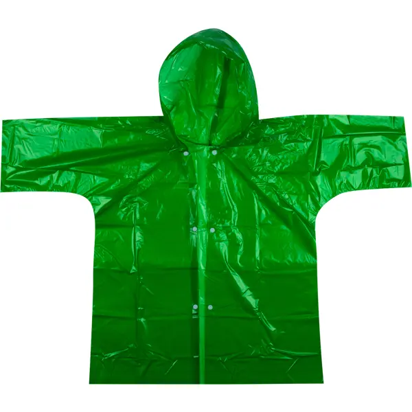 Плащ-дождевик детский ГП6-3-З цвет зеленый 6-8 лет конверт для столовых приборов happy moments дед мороз зеленый