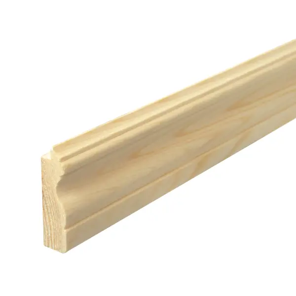 Багетный погонаж деревянный сращенный тип 3 13x49x2200 мм хвоя Экстра штапик деревянный сращенный 10x10x1000 мм сосна экстра