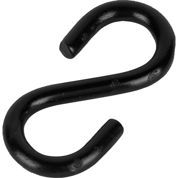 Крючок S-образный Standers сталь 3х5.5 мм цвет чёрный держатель для полотенец двойной 38 см 2 крючка нержавеющая сталь чёрный
