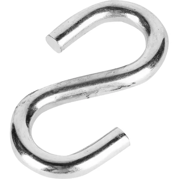 Крючок S-образный Standers сталь 1х15 мм цвет серебристый крюк s образный 4 мм серебристый